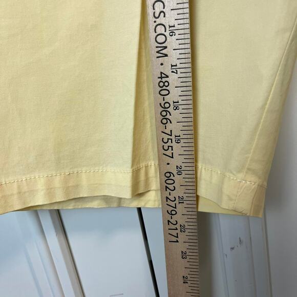 Caribbean Joe Yellow Bermuda Shorts – Size 12 - Picture 4 of 7